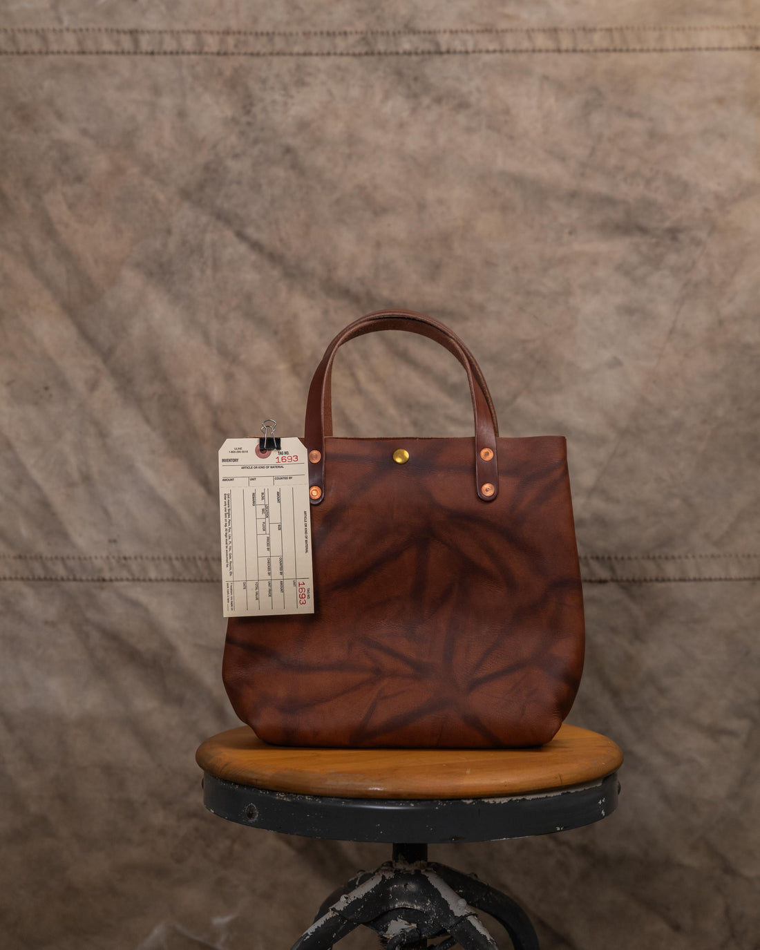 1693 Tan Crunch Mini Tote