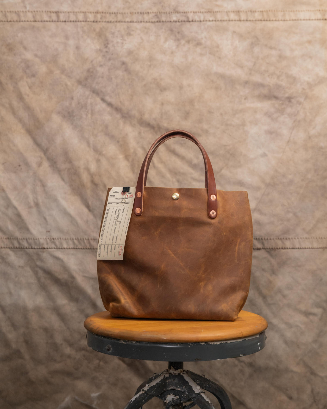 1704 Lightweight Crazy Horse Mini Tote