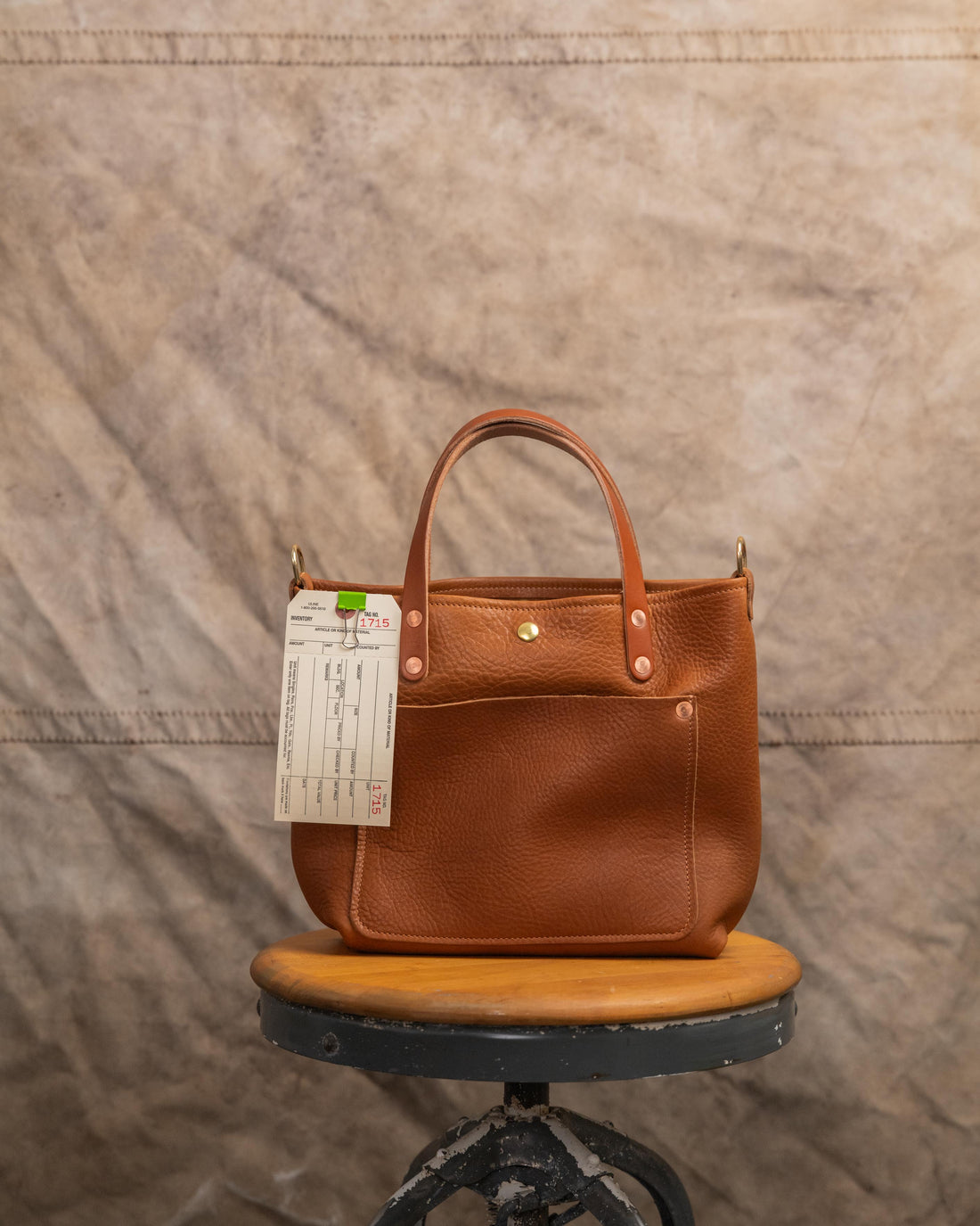 1715 Cognac Cypress Mini Travel Tote