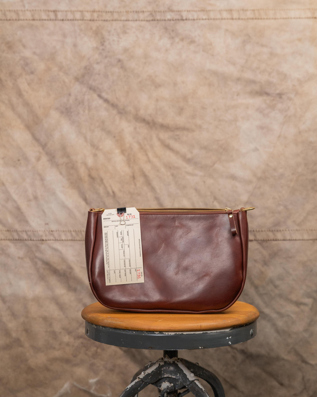 1731 British Tan Double Shot Crossbody Bag