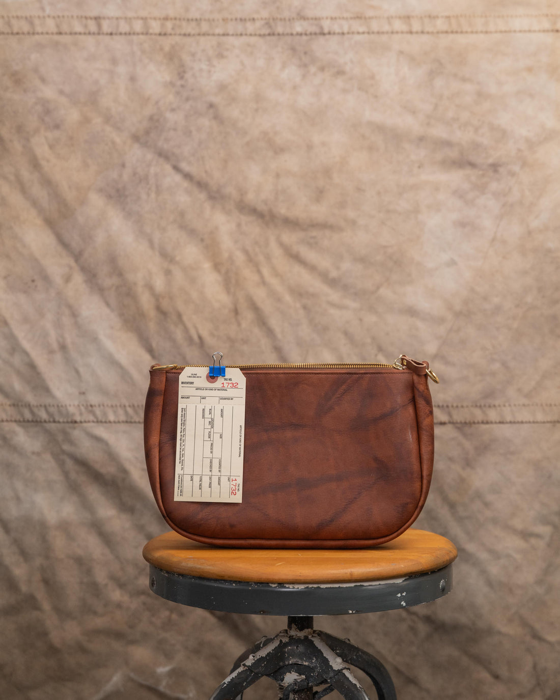 1732 Tan Crunch Crossbody Bag