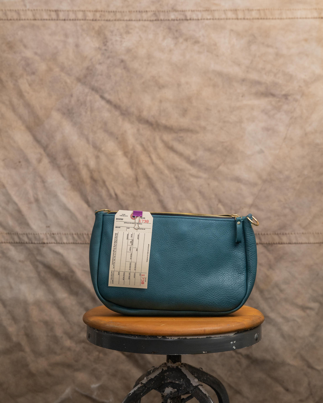 1738 Italian Blue Crossbody Bag