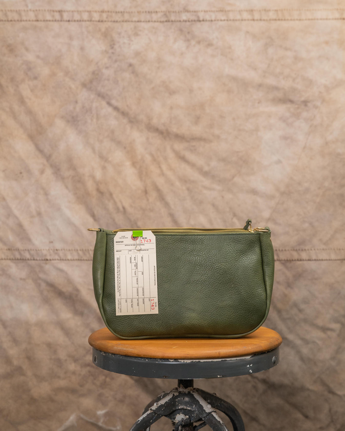 1743 Italian Green Crossbody Bag