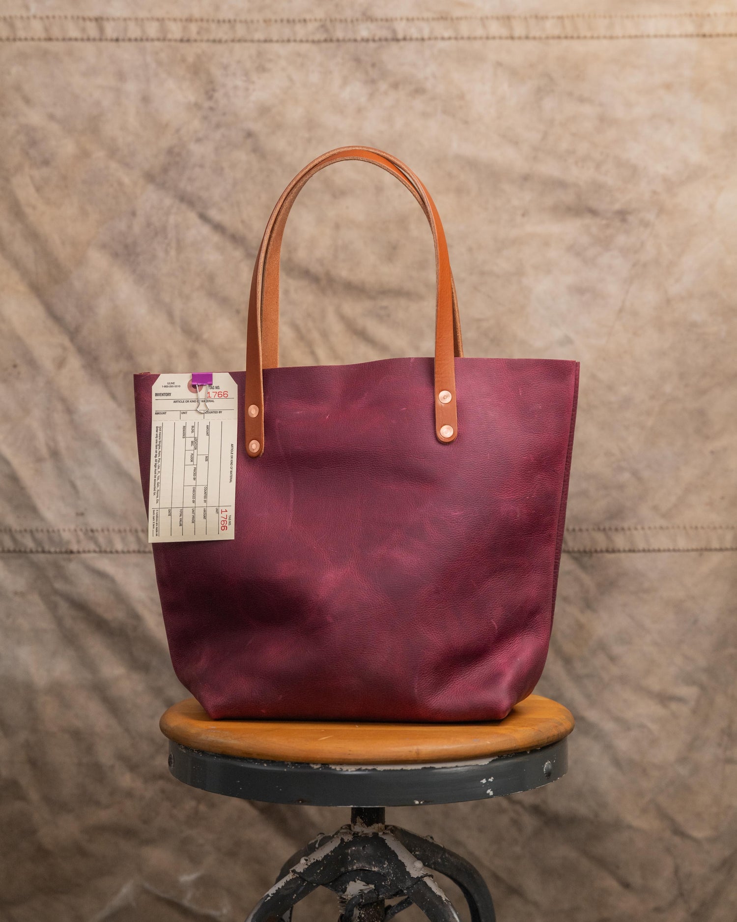 1766 Purple Kodiak with 7” Tan Handles