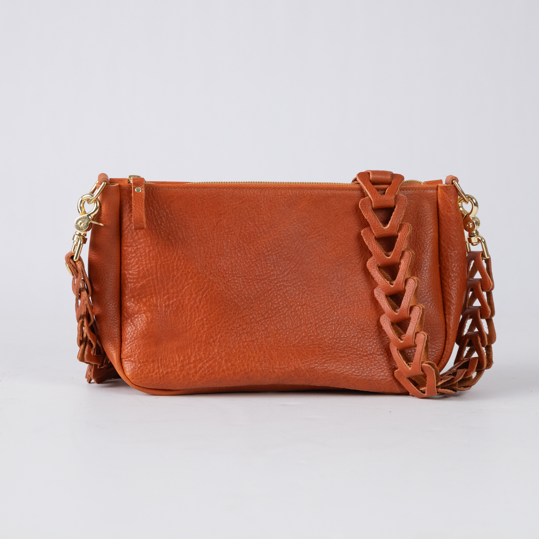 Pumpkin Bulldog Crossbody Bag