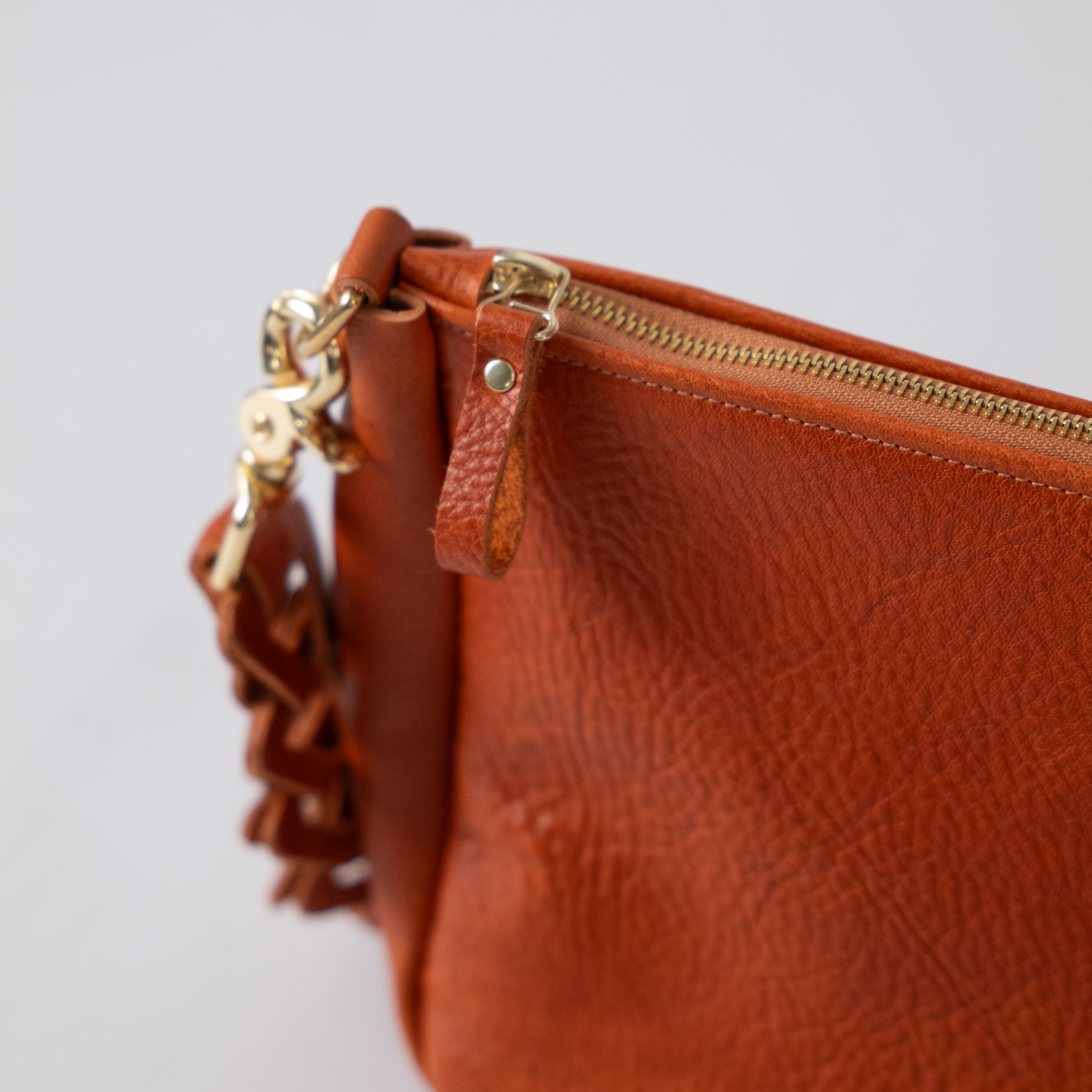 Pumpkin Bulldog Crossbody Bag