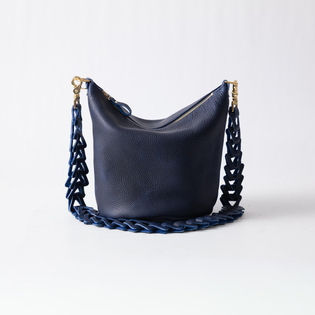 Ink Washed Cavalier Mini Zip-Top Bucket Bag