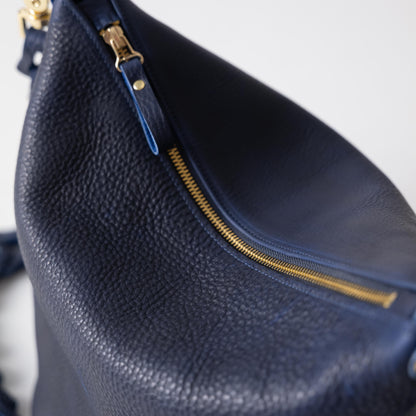 Ink Washed Cavalier Zip-Top Bucket Bag