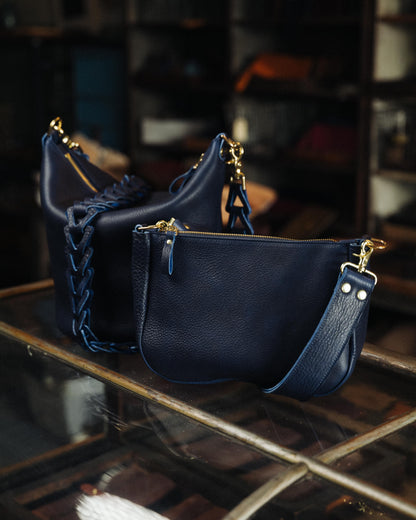 Ink Washed Cavalier Medium Crossbody Bag