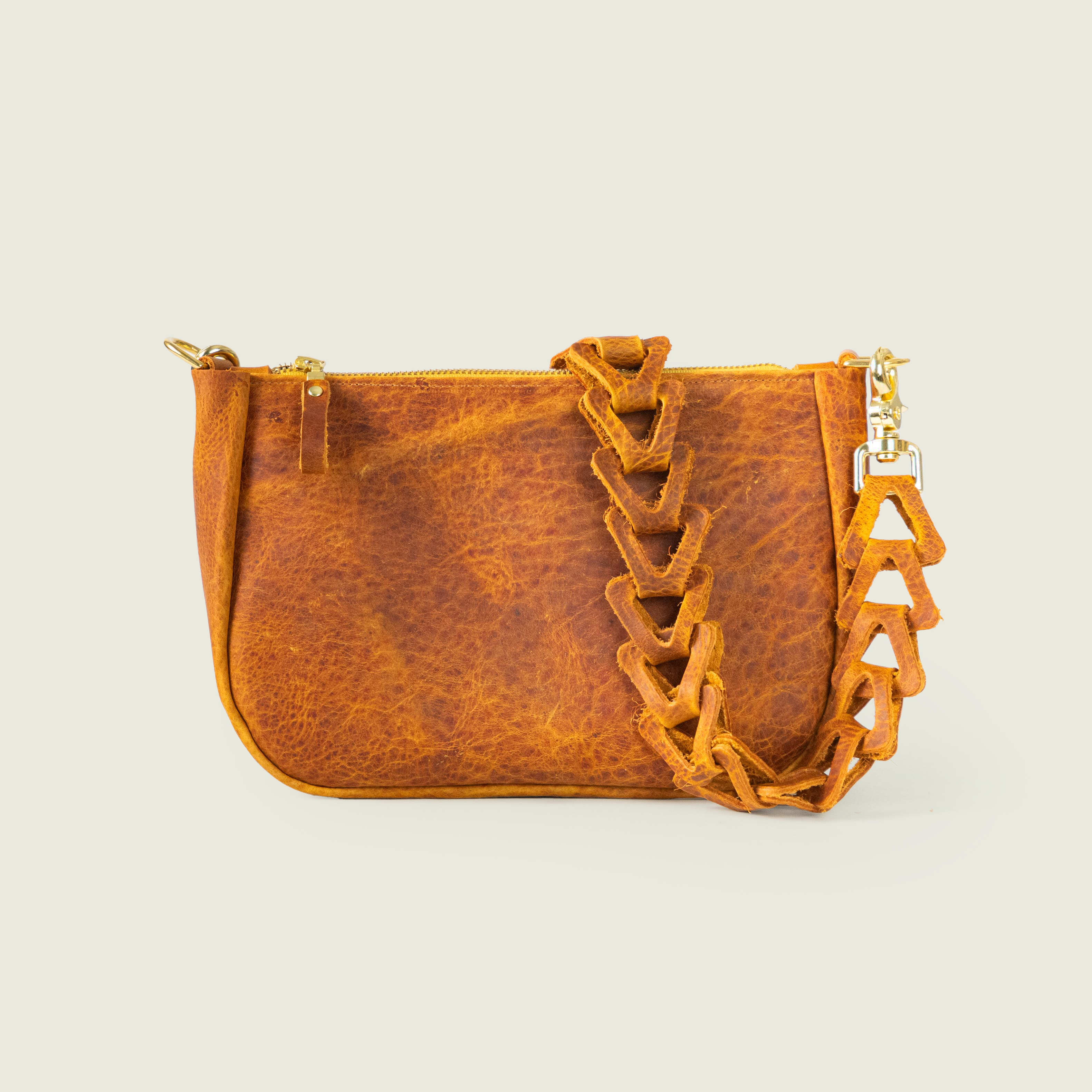 Original Honey Bison Medium Crossbody Bag Bundle