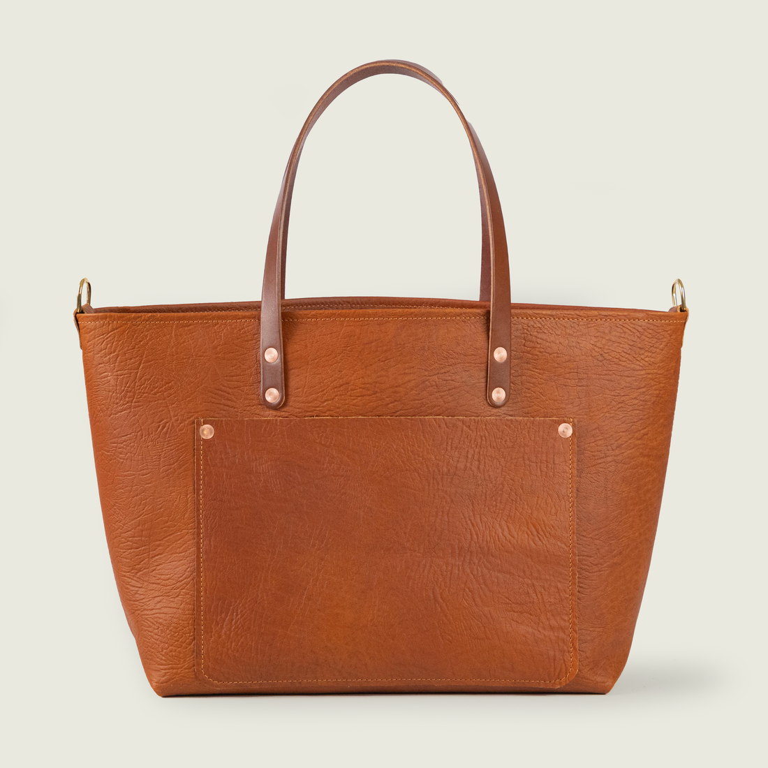 Tan Bison Market Tote