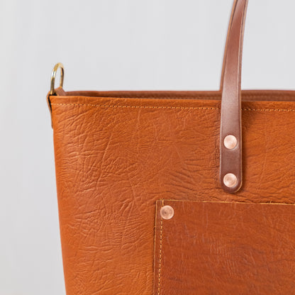 Tan Bison Market Tote