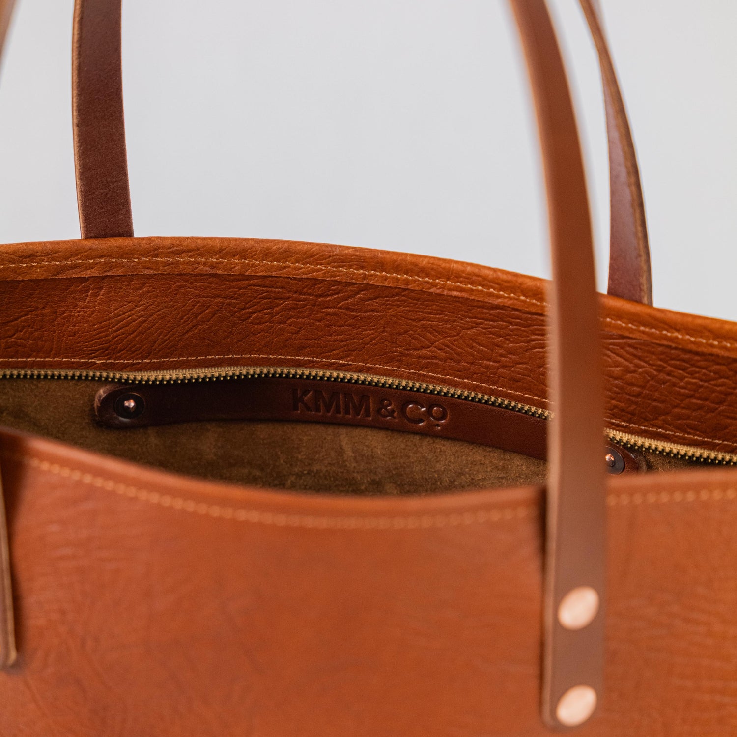 Tan Bison Market Tote
