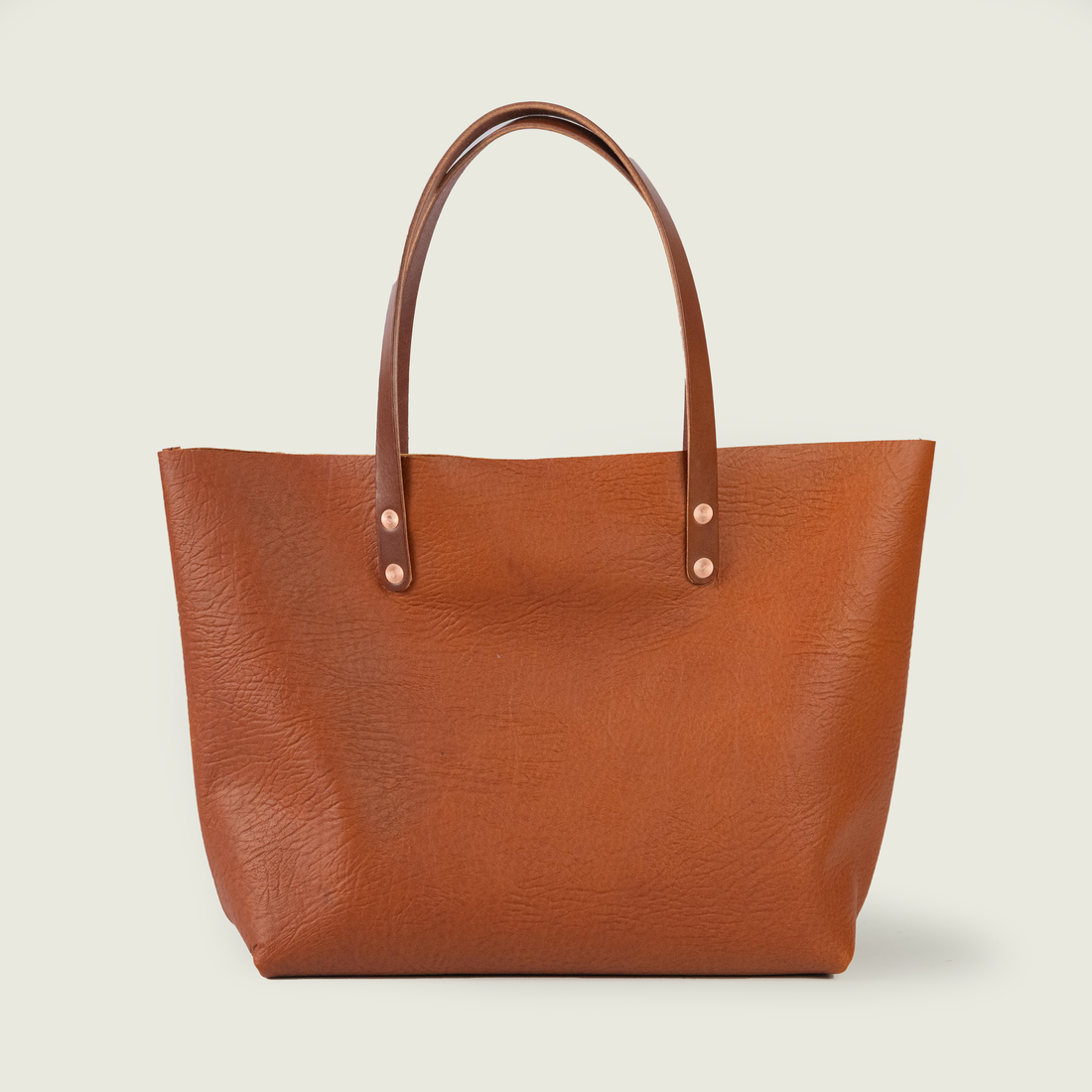 Tan Bison East West Tote