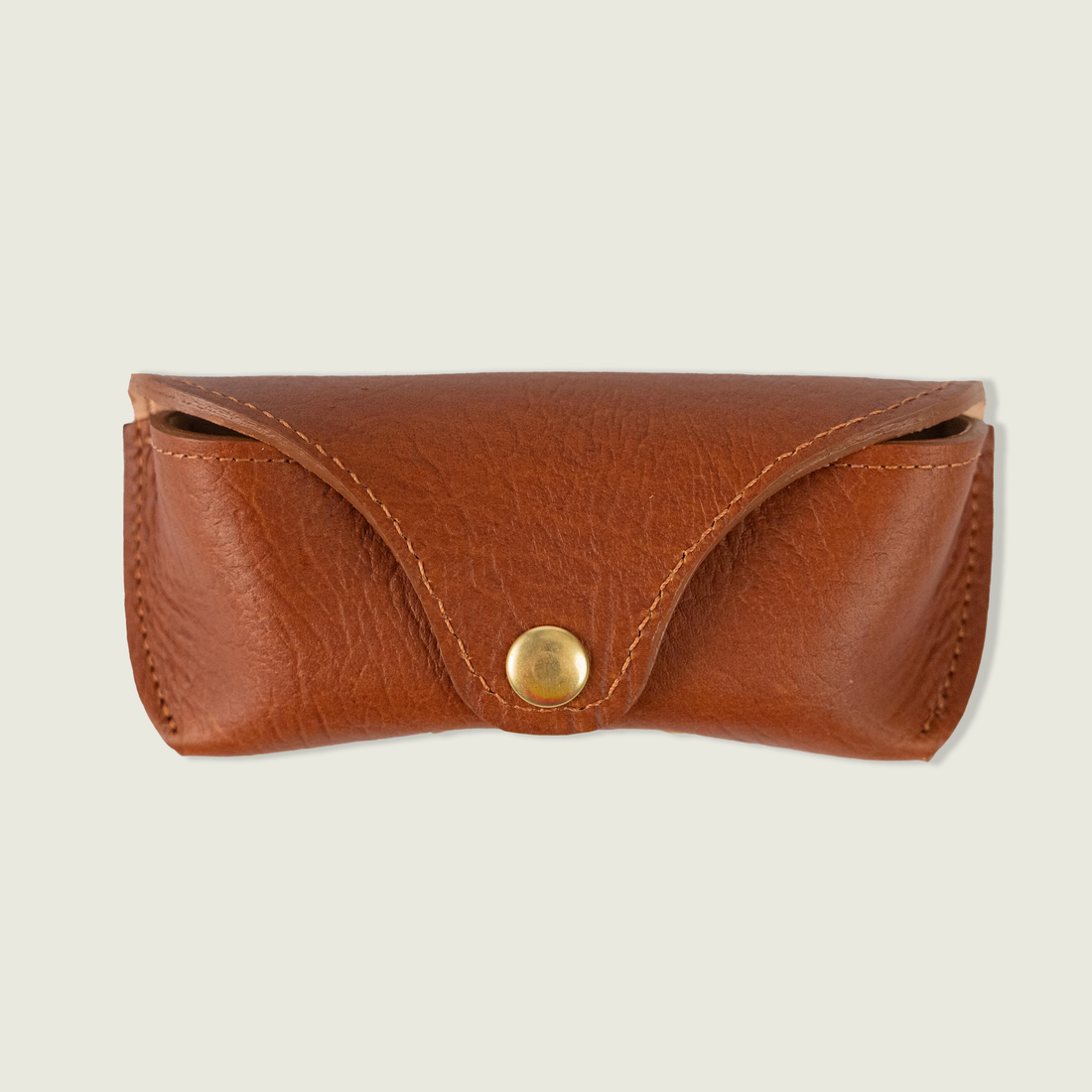Tan Bison Luxe Sunglasses Case