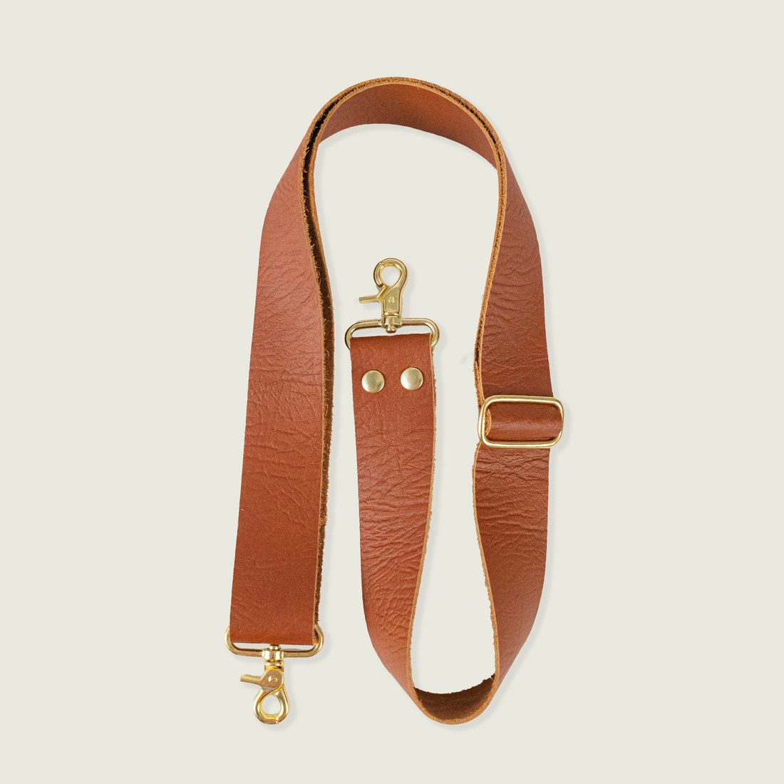 Tan Bison Crossbody Strap