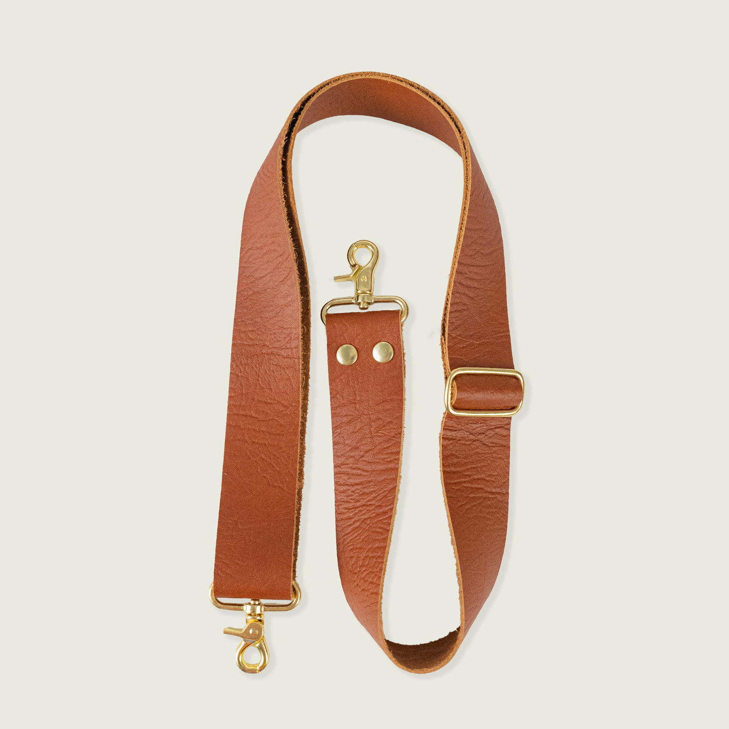 Tan Bison Crossbody Strap
