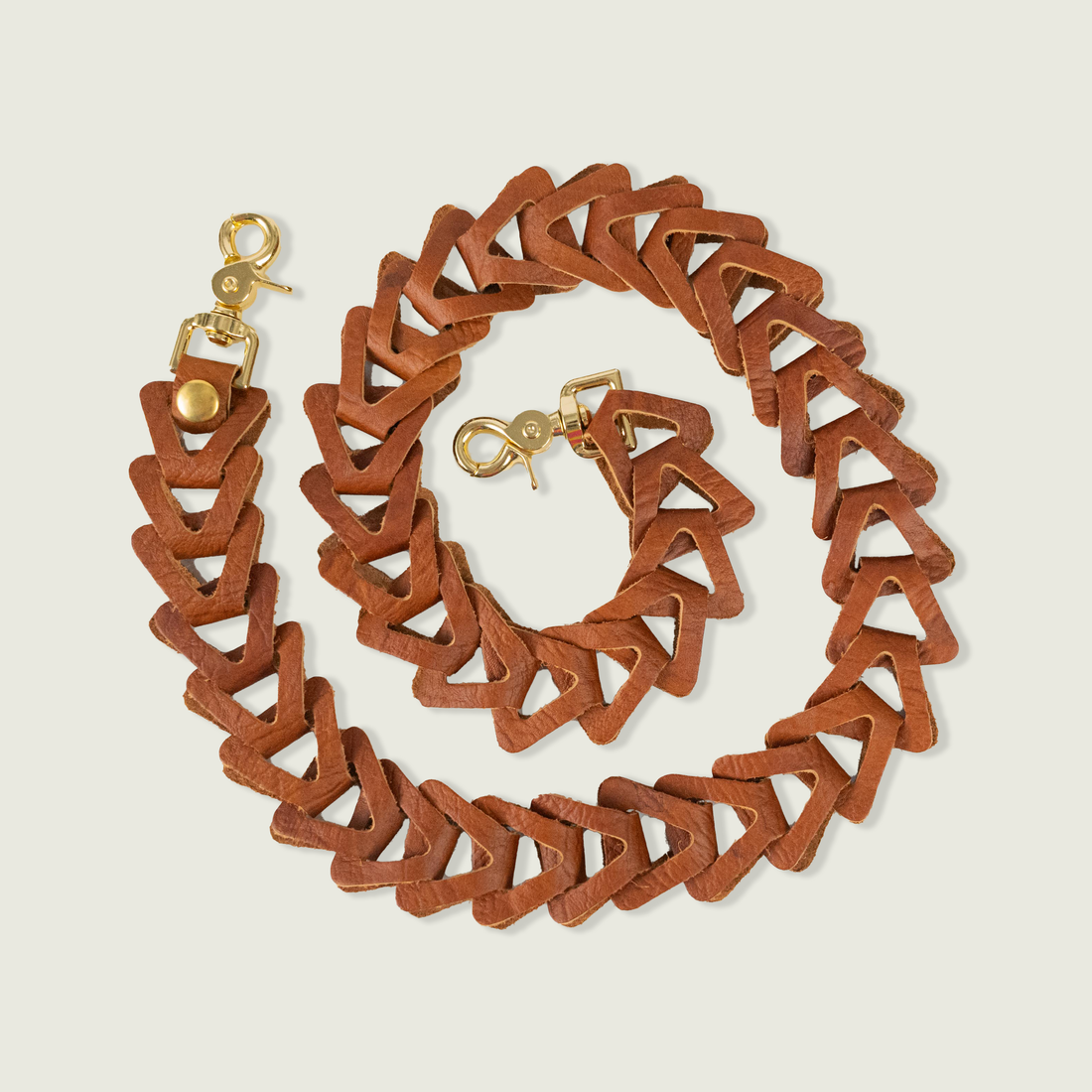 Tan Bison Chain Link Strap