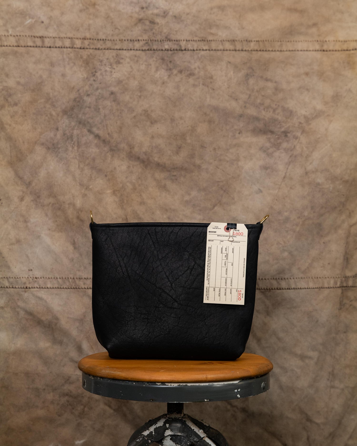1800 Black Bison Mini Crossbody Tote
