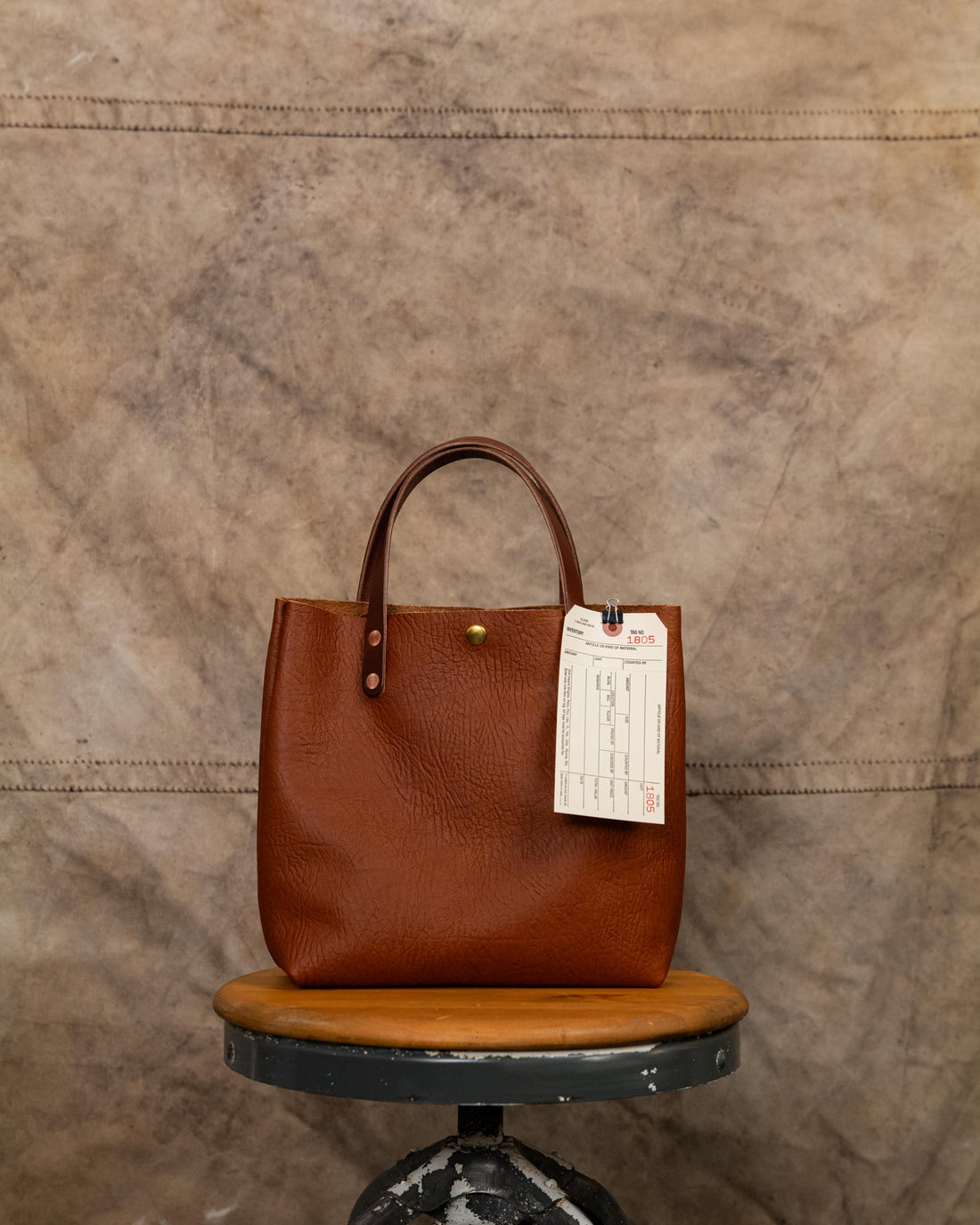 1805 Tan Bison Mini Tote