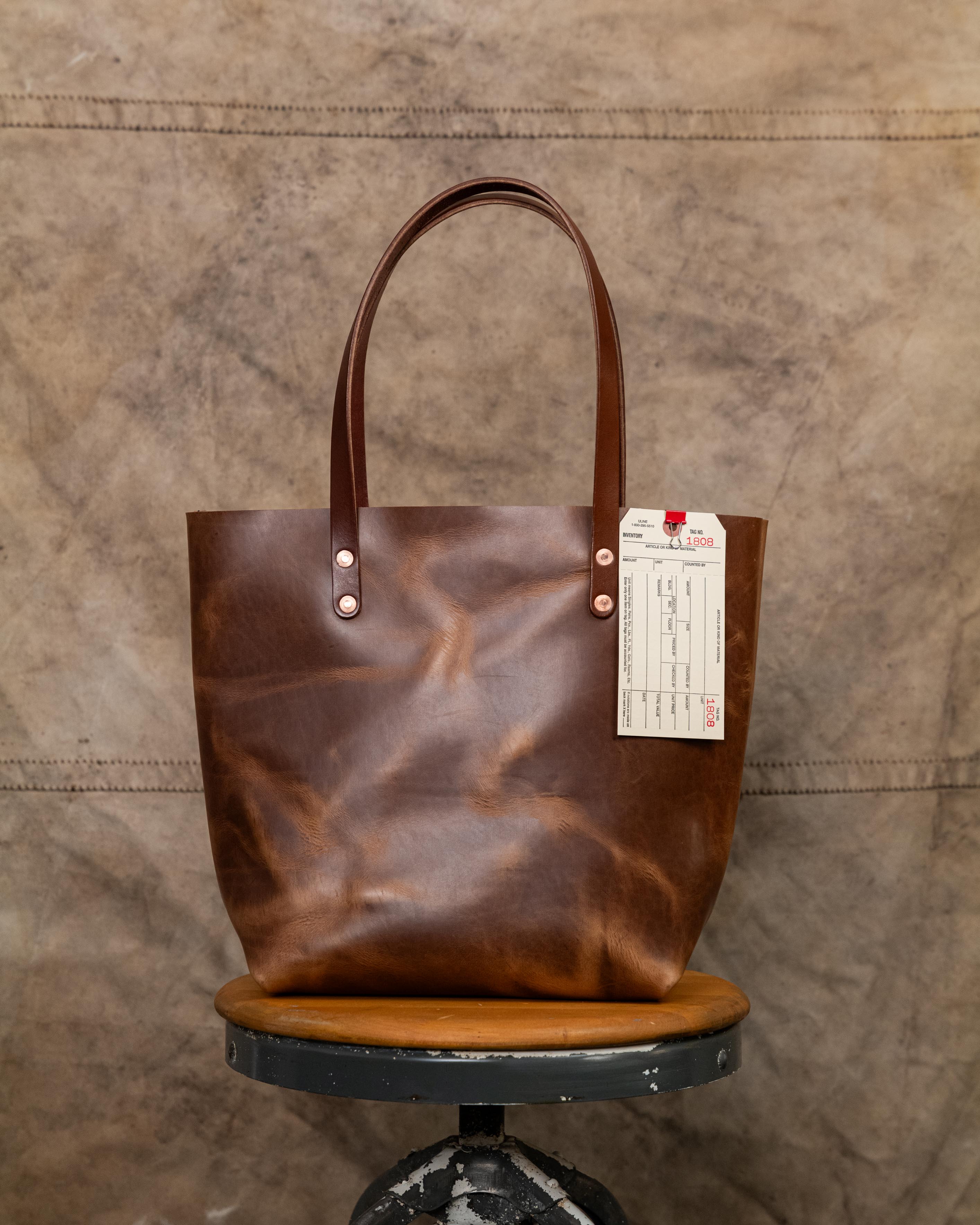 1808 Sesame Double Shot Tote with 9” Handles