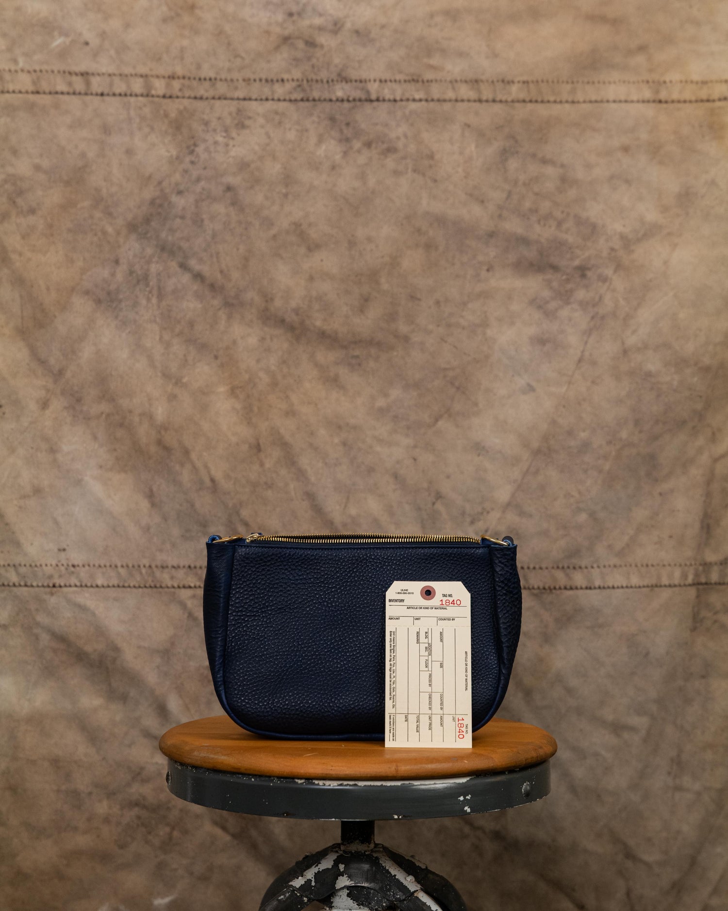 1840 Ink Washed Cavalier Medium Crossbody Bag