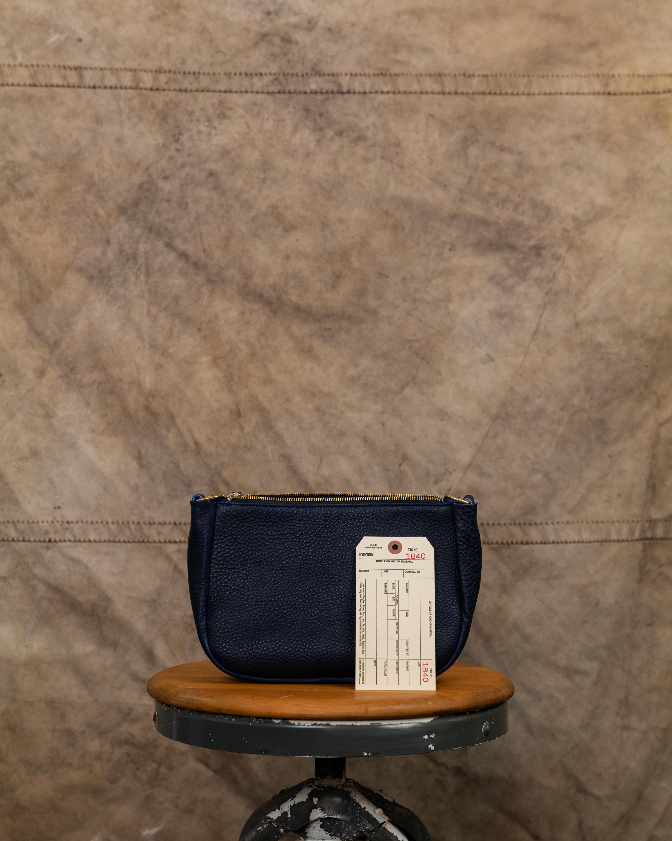 1840 Ink Washed Cavalier Medium Crossbody Bag