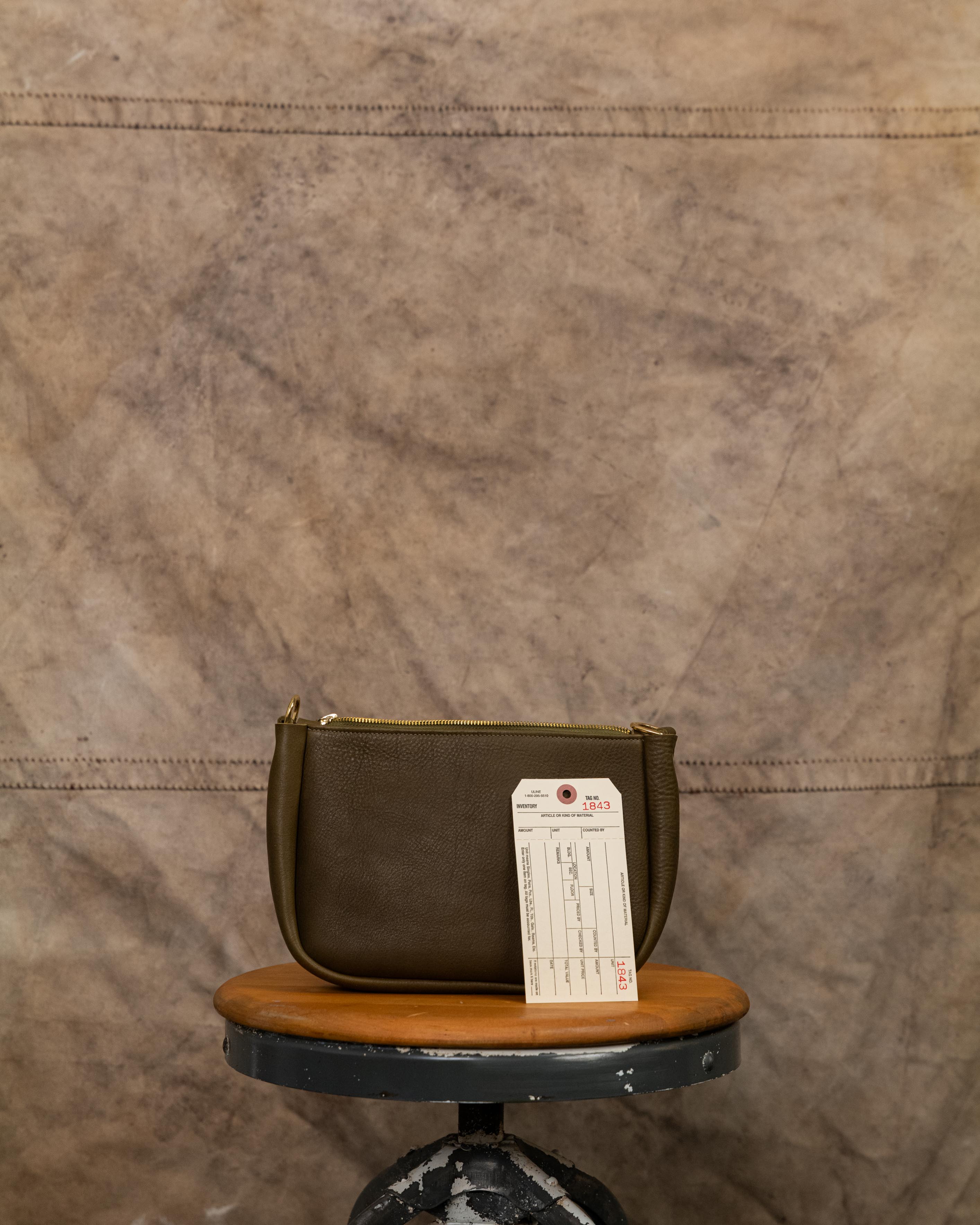 1843 Olive Cypress Medium Crossbody Bag