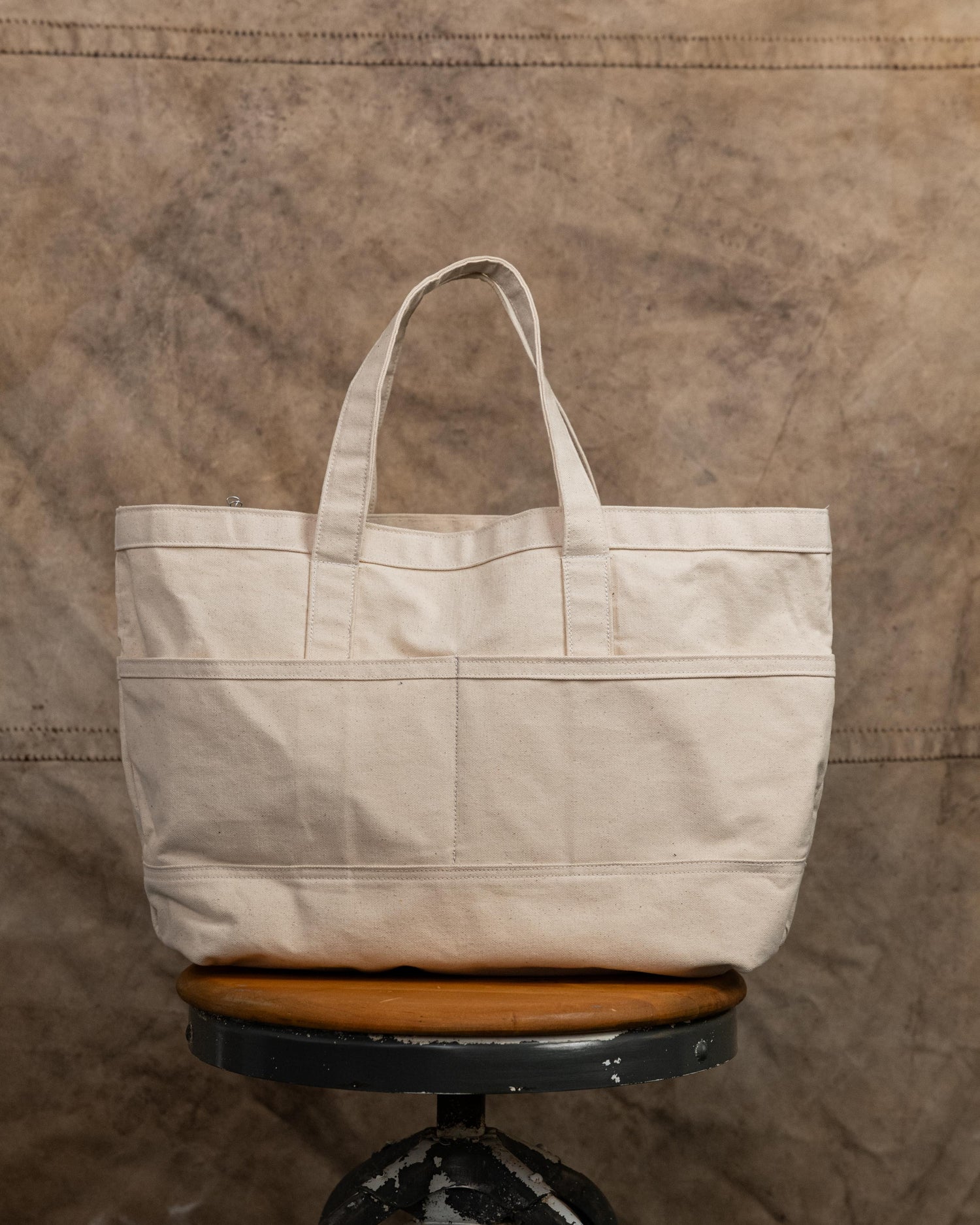 1855 Canvas Pocket Tote Test Bag