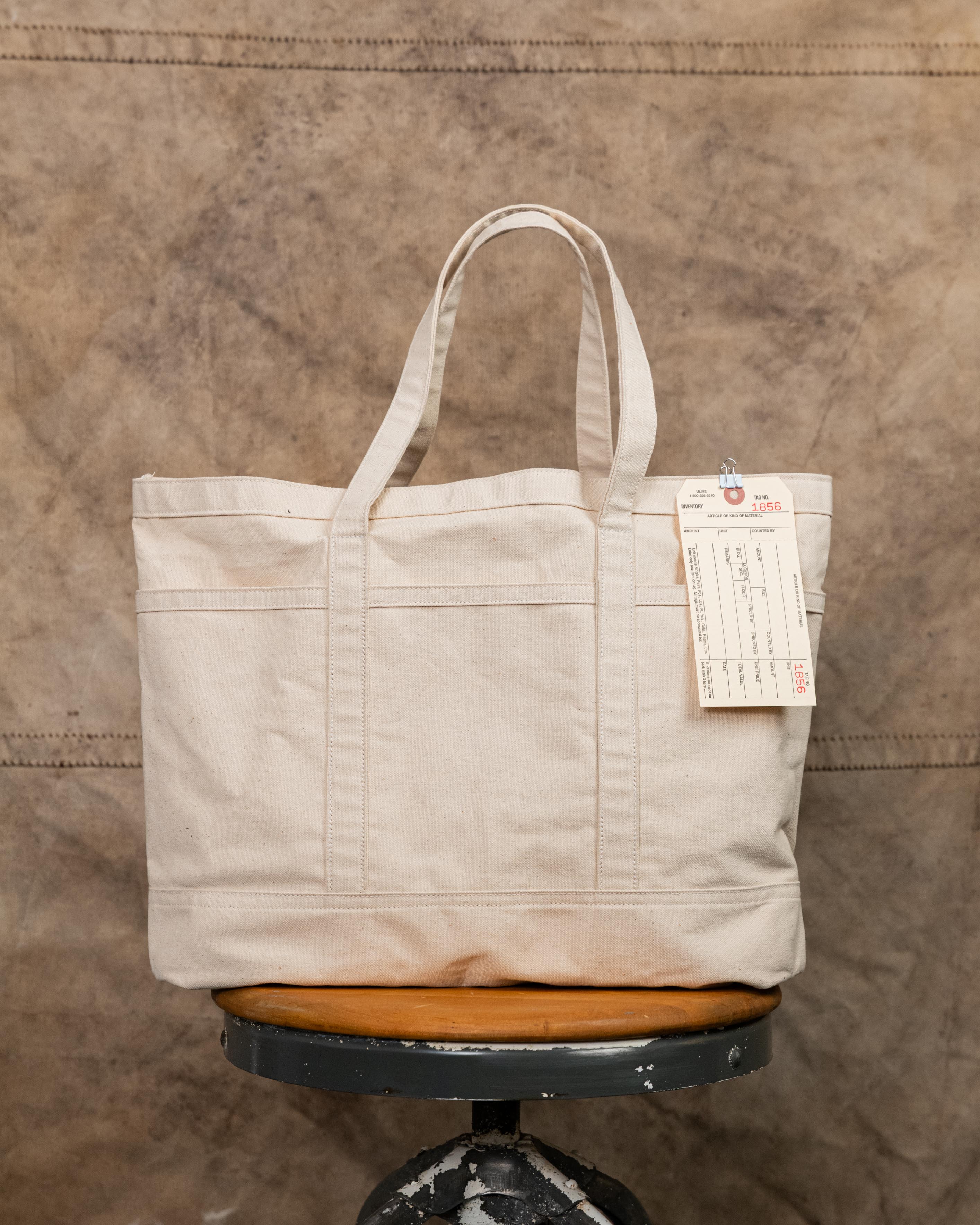 1856 Canvas Pocket Tote Test Bag