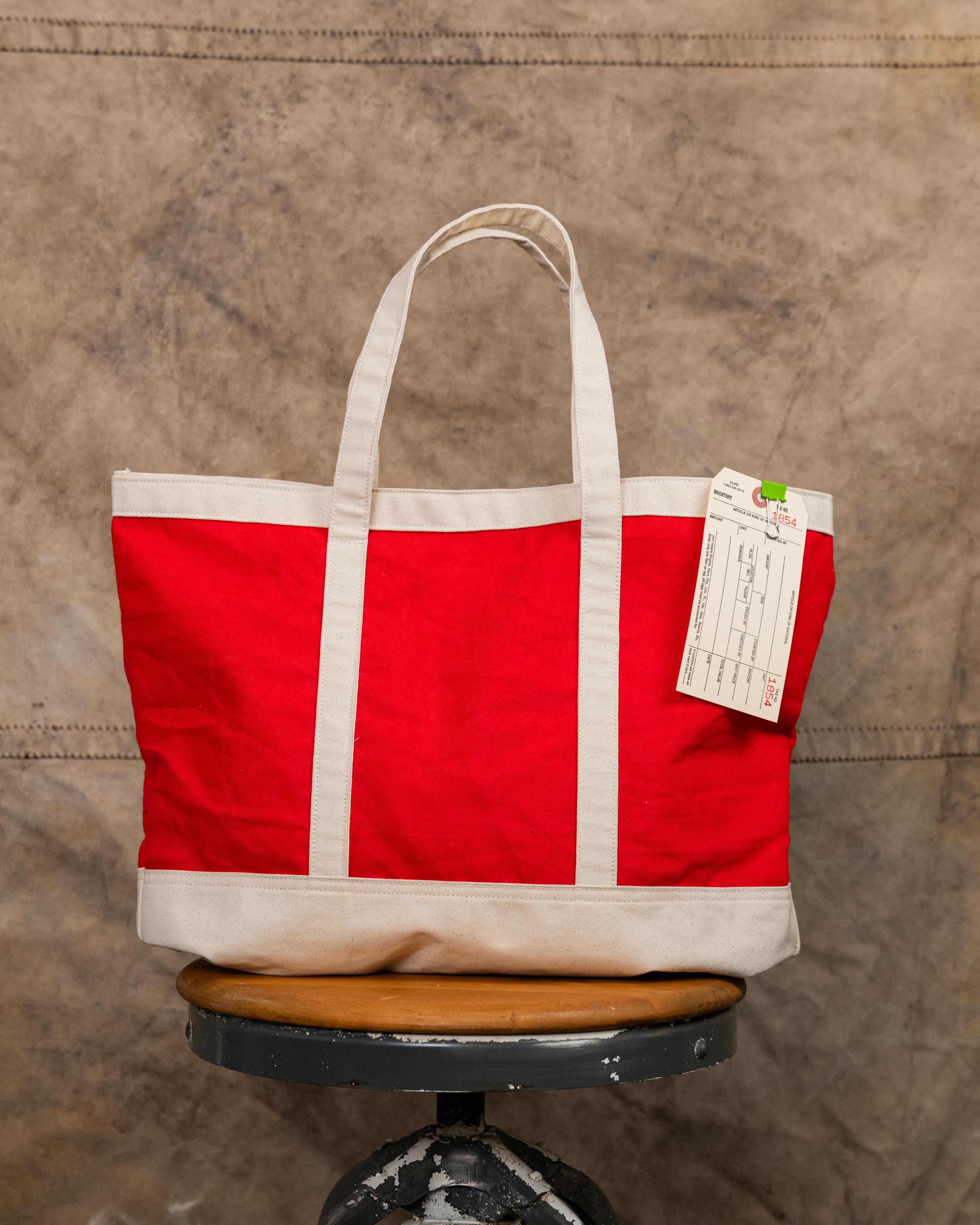 1854 Reclaimed Flag Canvas Flagship Tote
