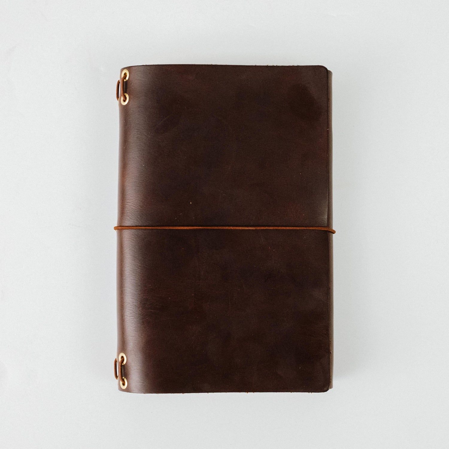 Brown Chromexcel Travel Journal