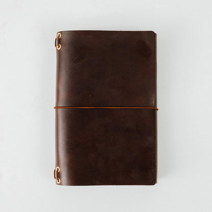 Brown Chromexcel Travel Journal