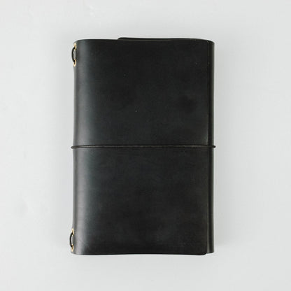 Black Chromexcel Travel Journal