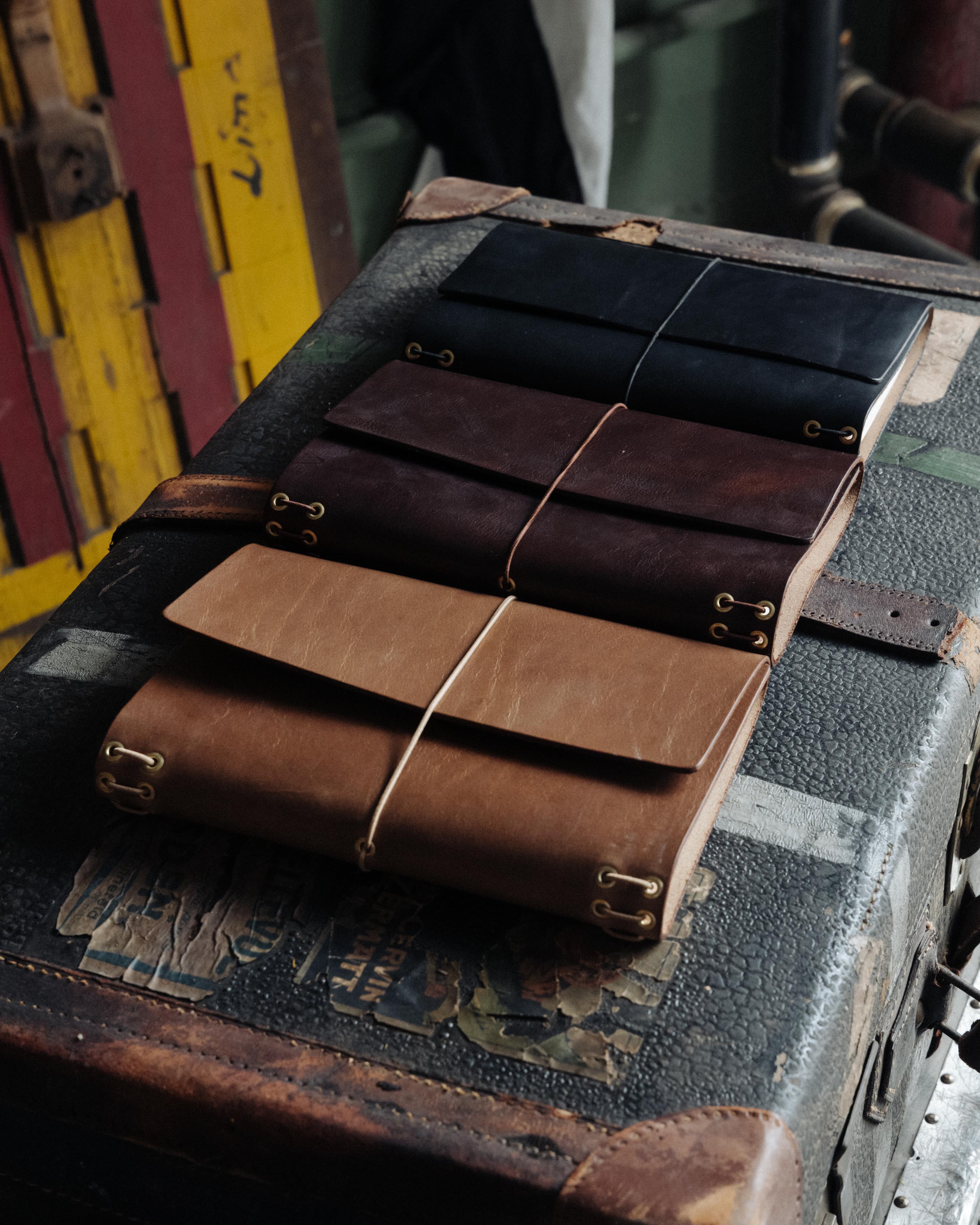 Showroom Roulette Travel Journal | Leather Journal at KMM & Co.