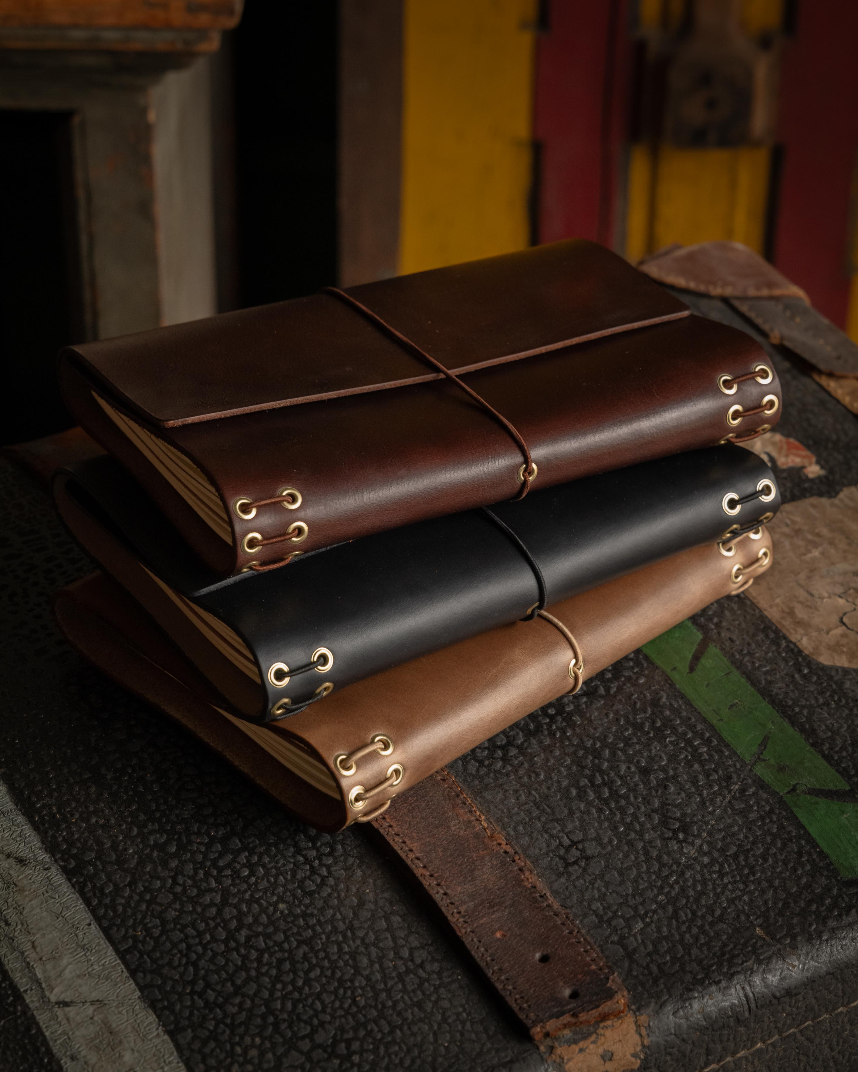 Showroom Roulette Travel Journal | Leather Journal at KMM & Co.