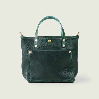 Green Bulldog Mini Travel Tote