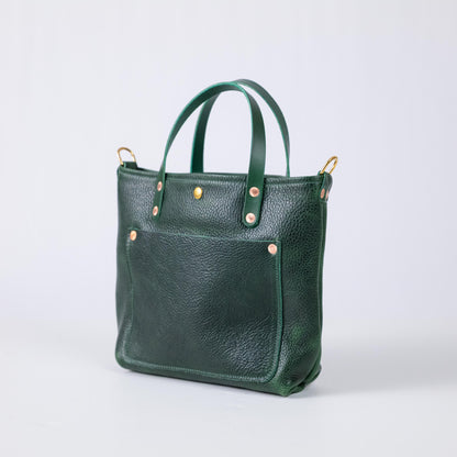 Green Bulldog Mini Travel Tote