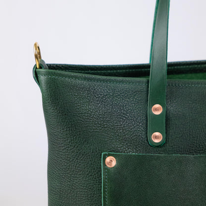 Green Bulldog East West Travel Tote