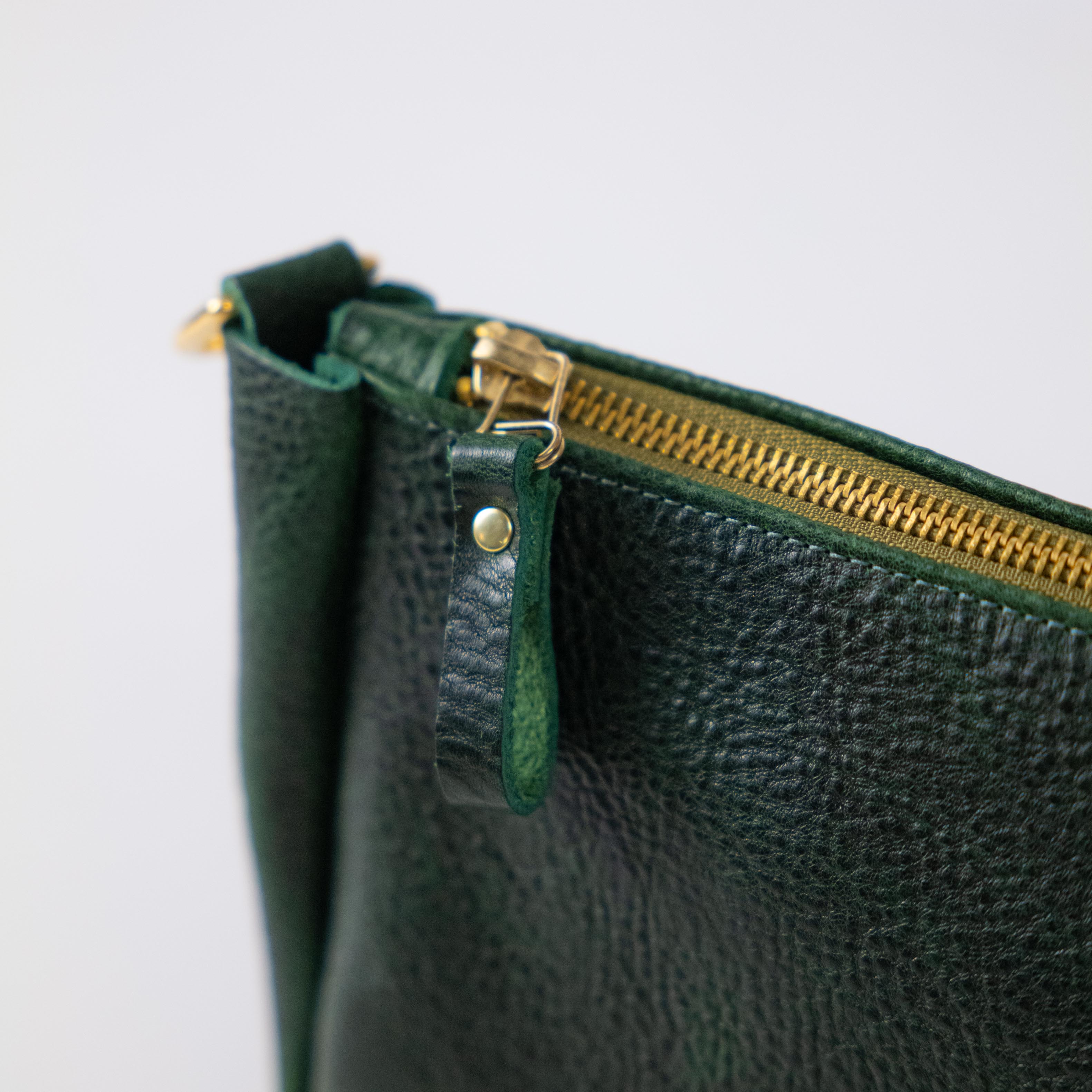 Green Bulldog Medium Crossbody Bag