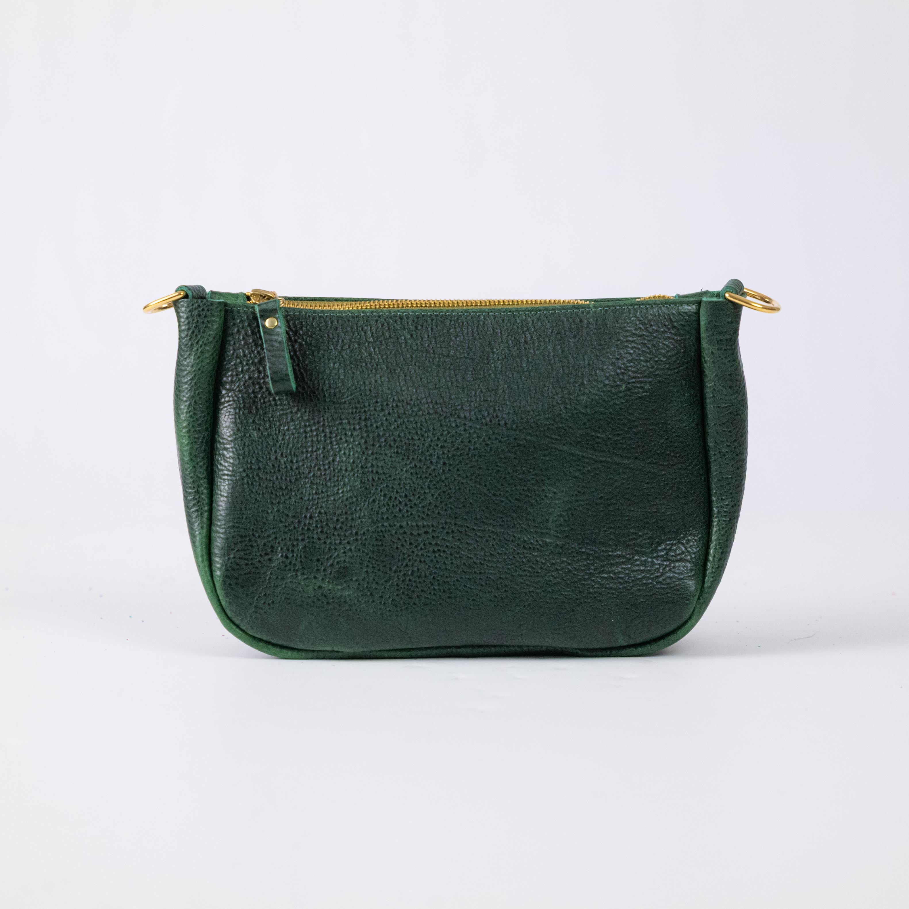 Green Bulldog Medium Crossbody Bag