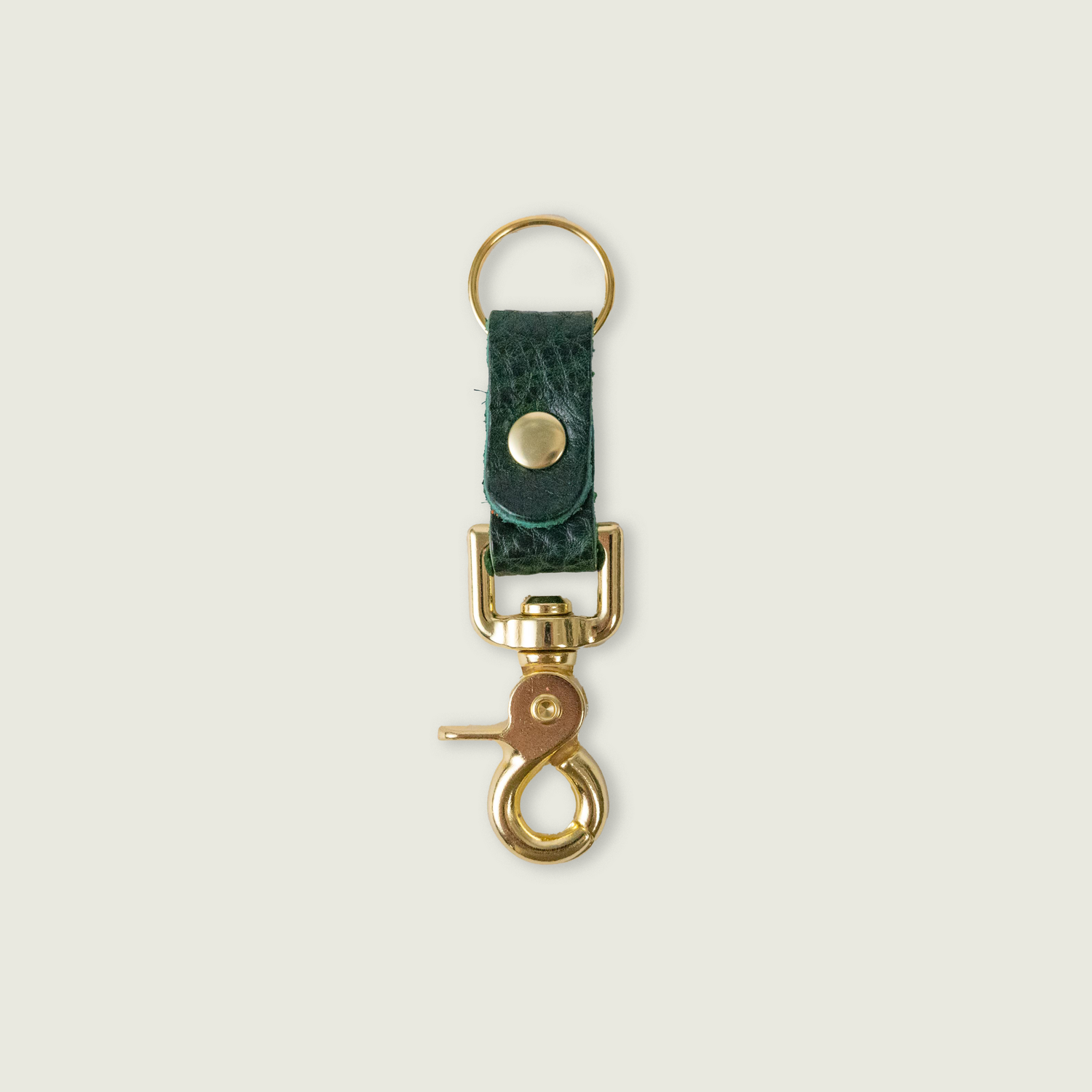 Green Bulldog Key Clip