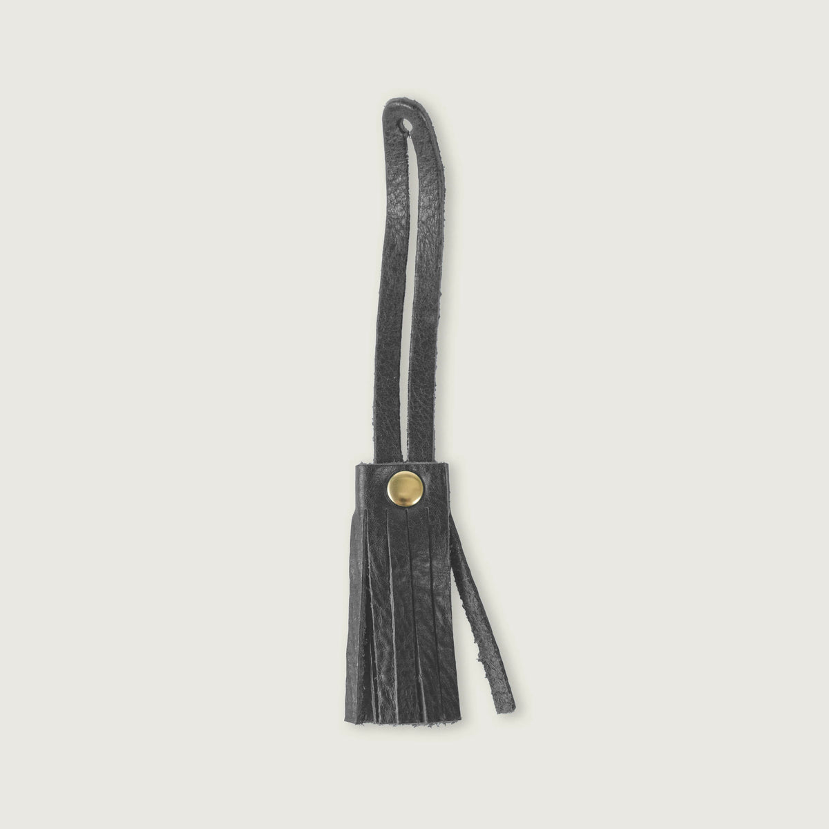 Charcoal Bulldog Mini Tassel