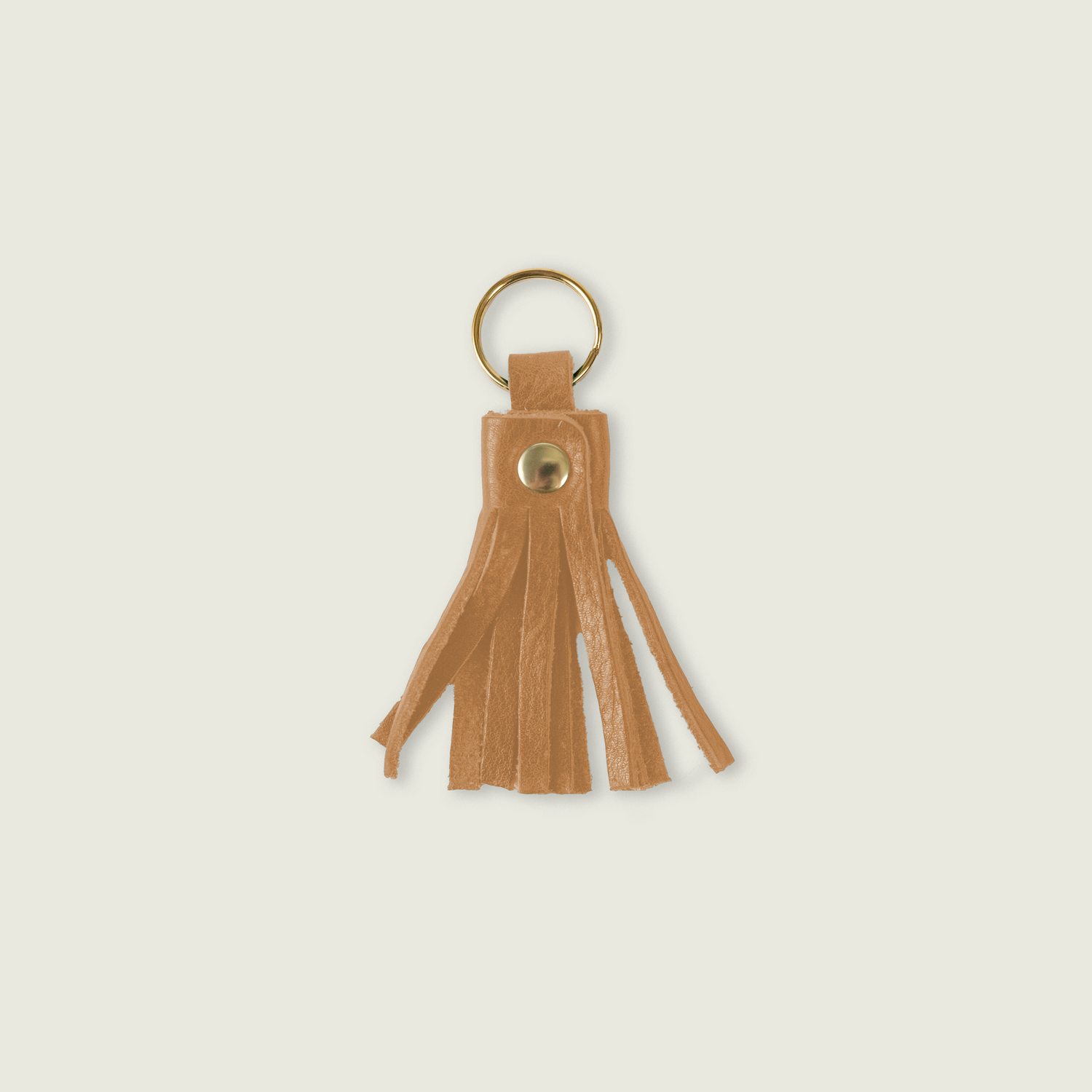 Sand Bulldog Tassel Keychain