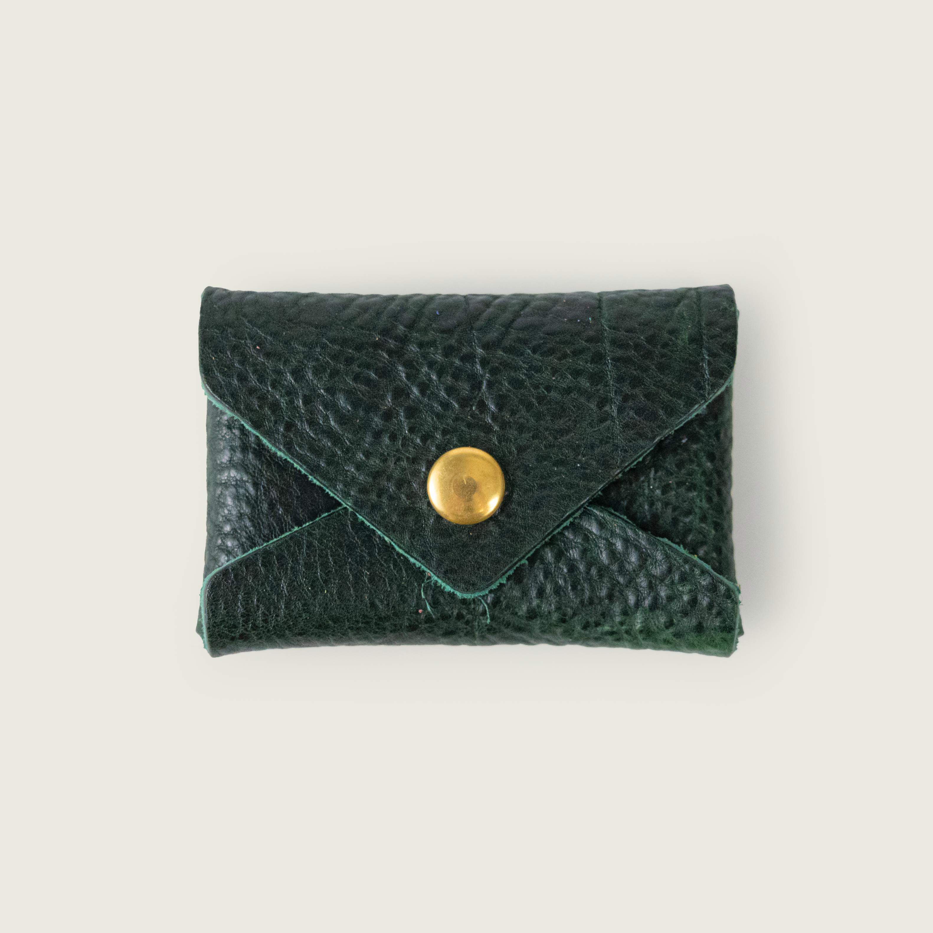 Green Bulldog Card Envelope