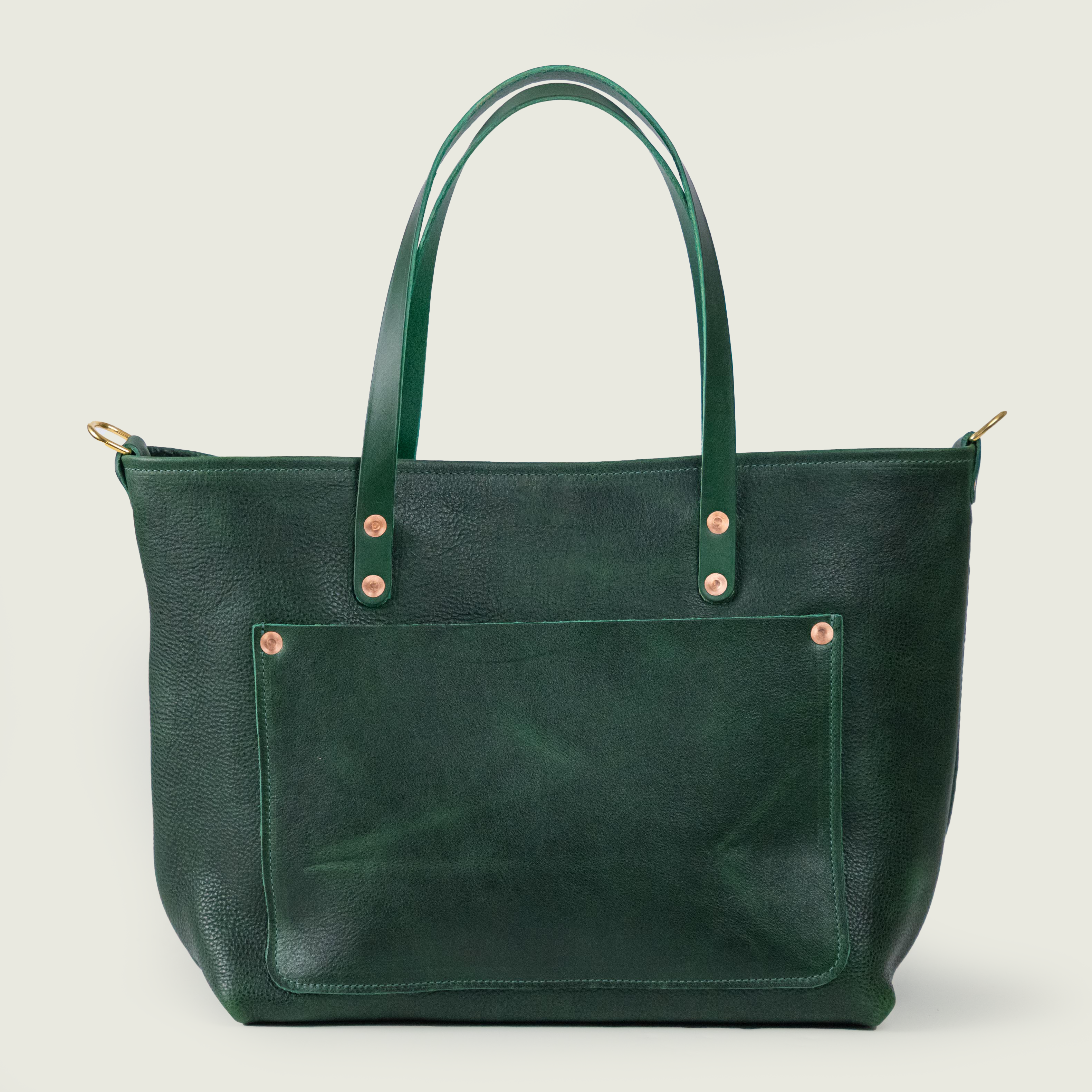 Green Bulldog Market Tote