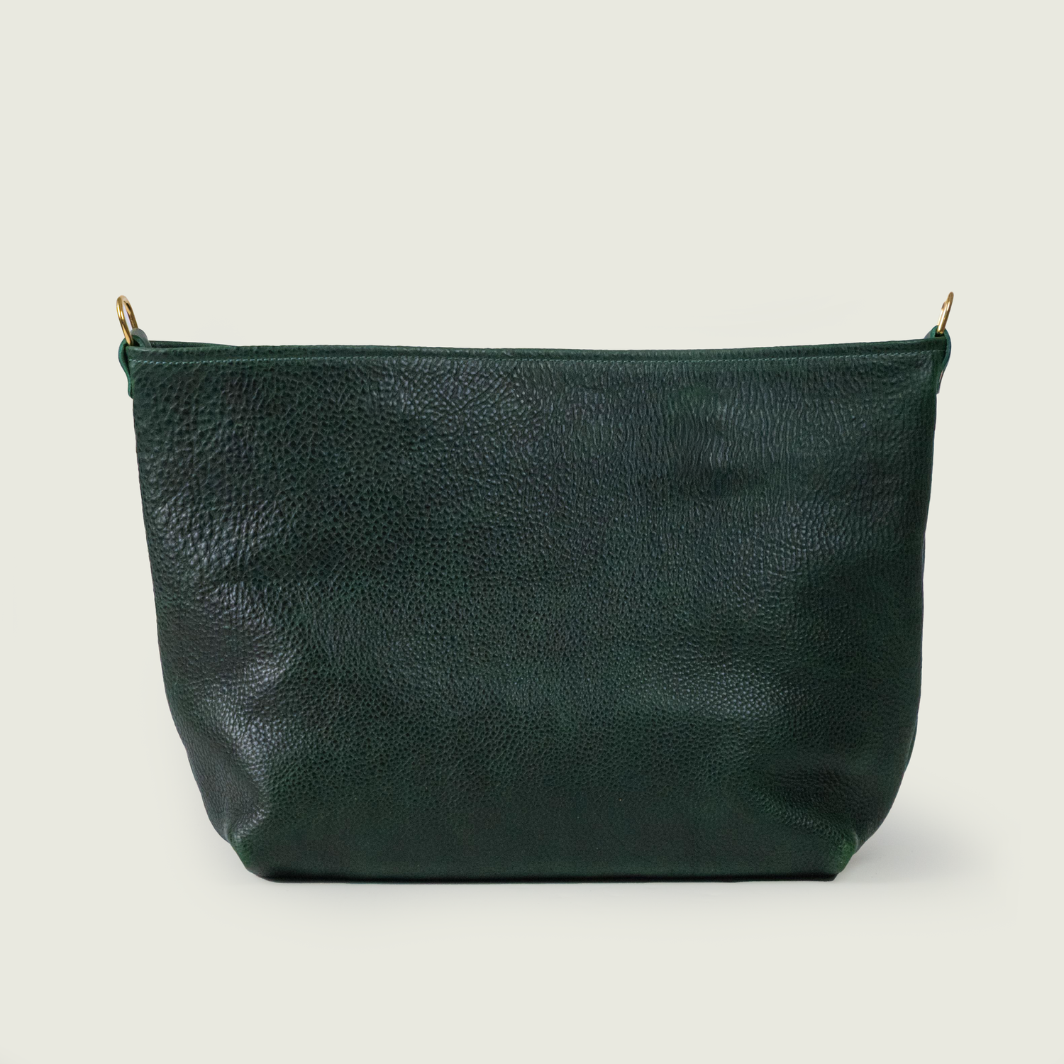 Green Bulldog East West Crossbody Tote