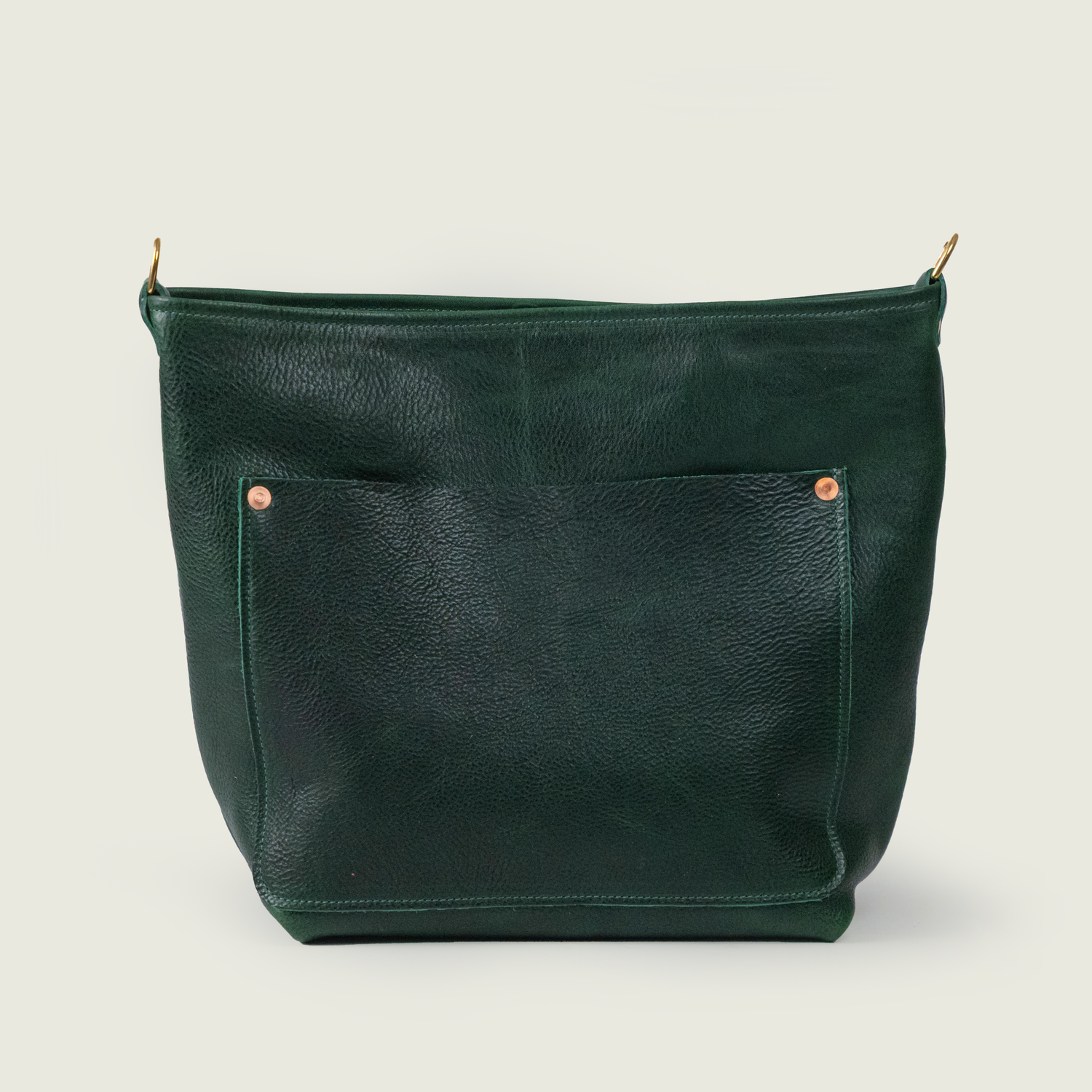 Green Bulldog Crossbody Travel Tote