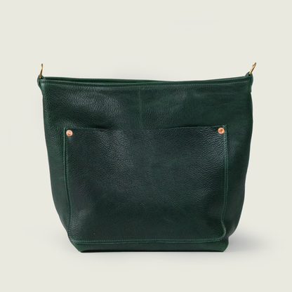 Green Bulldog Crossbody Travel Tote