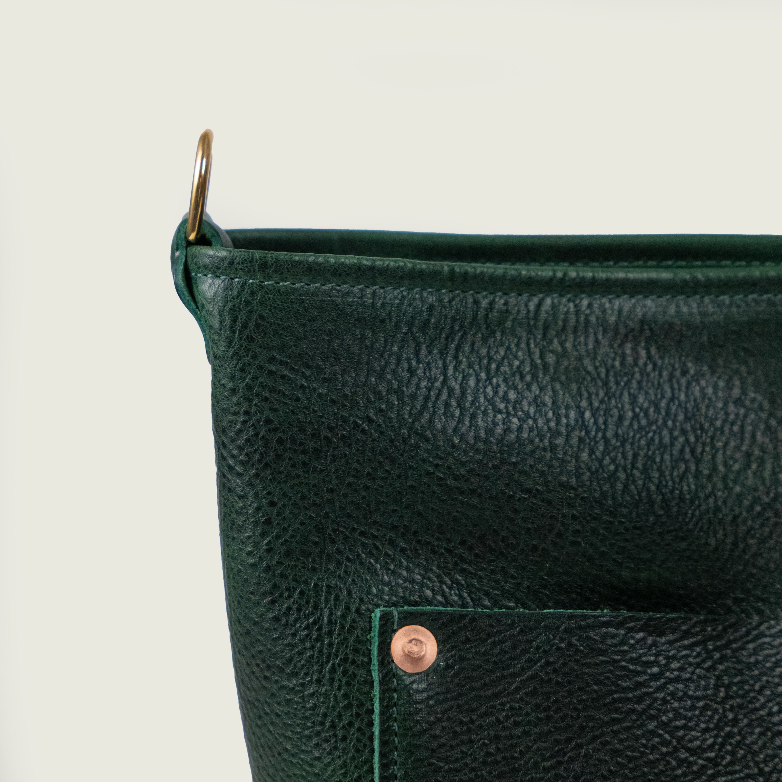 Green Bulldog Crossbody Travel Tote